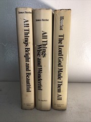 James Herriot 3 Book Lot – All Creatures Series 1st Ed HC/DJ