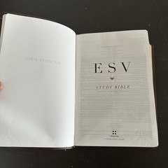 ESV Study Bible Trutone Brown 2016 Edition Gold Pages Bookmark English Standard