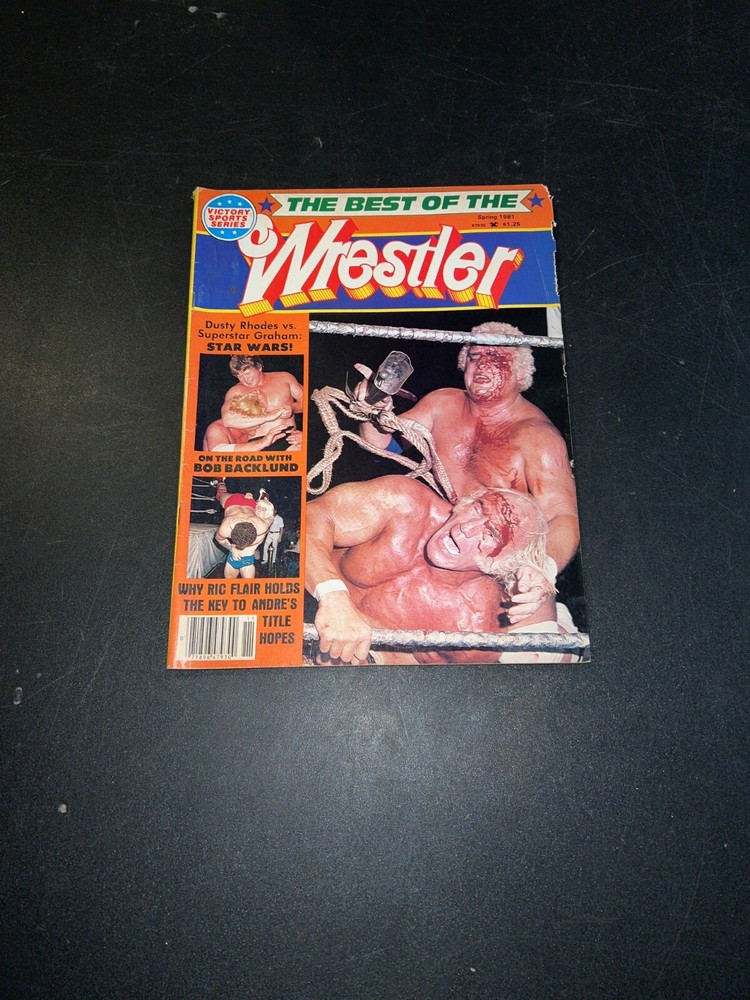 Best of The Wrestler Magazine Spring 1981 Dusty Rhodes Cover NWA WWF Mid South