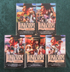 LOT OF 5 PB LONGARM WESTERN SERIES BY TABOR EVANS: #355, 381, 385, 388, 423