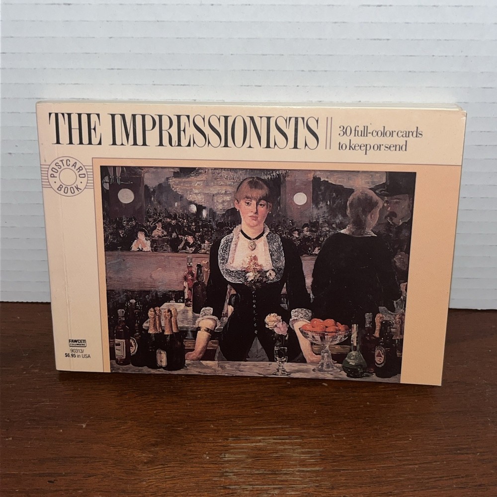 POSTCARD BOOKS: THE IMPRESSIONISTS By Pavilion Books 1988 – Good Shape