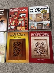 Woodcarving Book Lot Of 8 Woodworking Wood Carving Projects