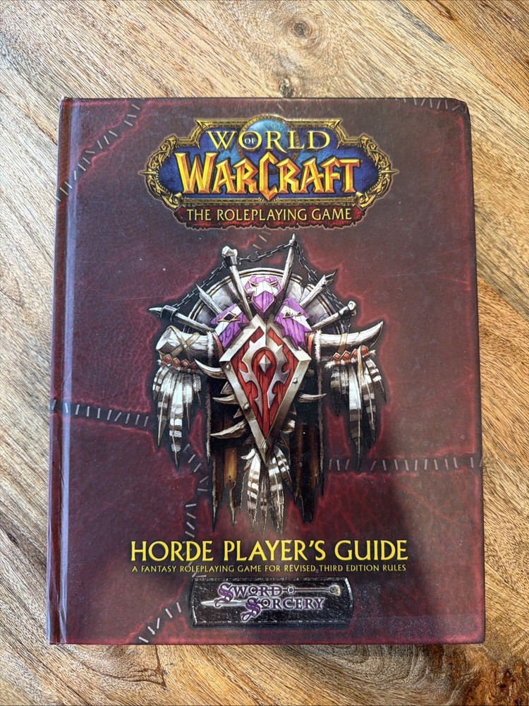 World of Warcraft RPG Horde Player’s Guide Hardcover D20 Sword & Sorcery WW17208