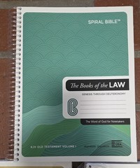 Spiral Bible: The Word of God for Notetakers 5 Book Set- KJV Old & New Testament