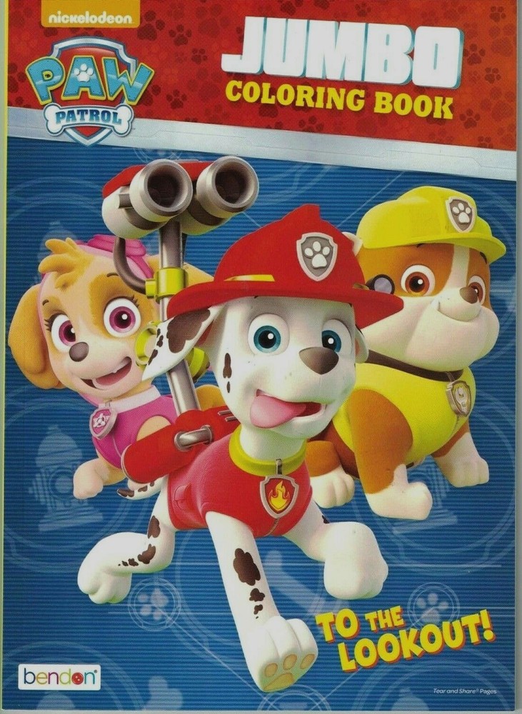 Paw Patrol Coloring Book, ~64 pages, Simple Coloring, US Seller free ship