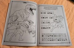 Batman & Dinosaurs Jumbo Coloring & Activity Book with Tear & Share Pages🆓Ship