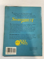 Role Aids Swordthrust RPG Module Adventure 3-6 Players Levels 3-7 0-912771-14-3