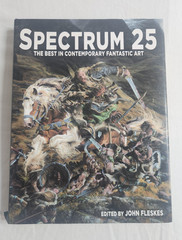 Spectrum 21-25 Art Book Lot HC Fantasy Sci-Fi Illustration John Fleskes