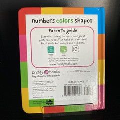 Numbers Colors Shapes (First 100) – Board book By Priddy, Roger – GOOD