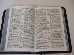 Black Morocco Leather Bible KJV published Eyre & Spottiswoode/Harper late 1950s?