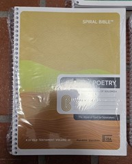 Spiral Bible: The Word of God for Notetakers 5 Book Set- KJV Old & New Testament