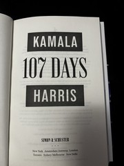 New Kamala Harris Vice President SIGNED Book 107 Days HC AUTOGRAPHED | IN-HAND