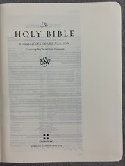 Single Column Journaling Bible (Black) English Standard Version ESV CLEAN PAGES