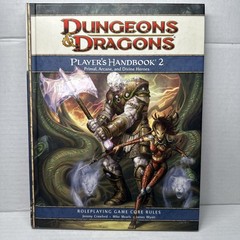 2009 D&D Dungeons & Dragons Player’s Handbook 2 4E Hardcover 1st Print