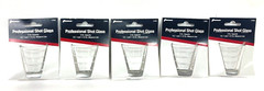 5 Pack Professional Shot Glasses 2 oz Capacity – 1/2, 1, 1-1/2 oz Measure Lines