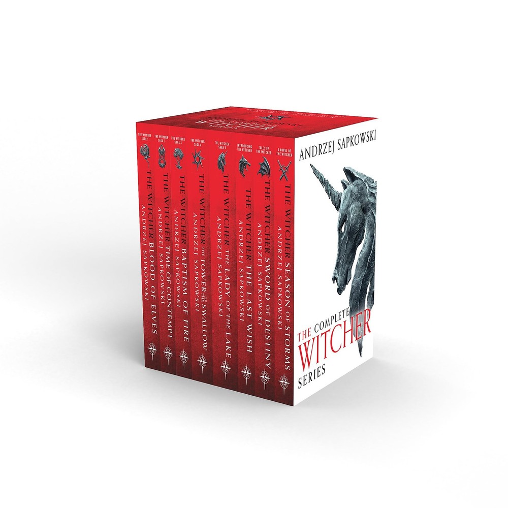 The Witcher Boxed Set 2024 by Andrzej Sapkowski NEW Paperback_Boxset