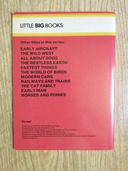 Lot 2 Prehistoric Animals/Early Aircraft by Big Little Books 1977 Purnell & Sons