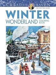 Creative Haven Winter Wonderland Coloring Book (Adult Coloring) – VERY GOOD
