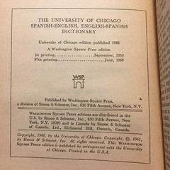 The University Of Chicago Spanish English English Spanish Dictionary Otto F Bond