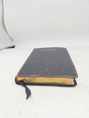 [WATER DMG] Cambridge Holy Bible Concordance Morocco Leather Lined India Paper