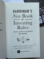 Harriman’s New Book of Investing Rules edited by Christopher Parker