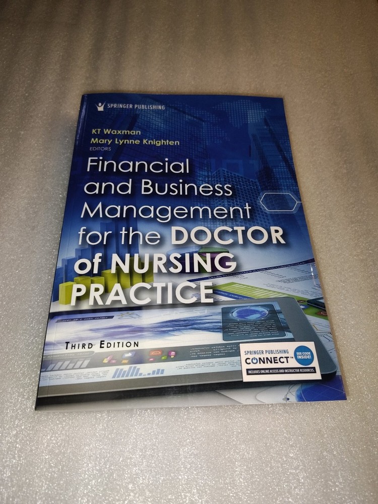 Financial & Business Management DNP Waxman Knighten 2023 3rd Ed Springer