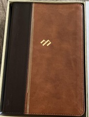 Biblia tematica RVR 1960 de Estudio, Marrón OscuroPiel Fabricada indice