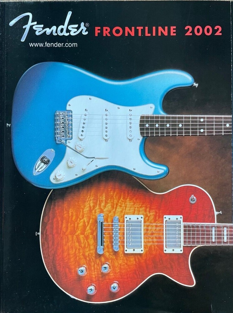 Fender Frontline Guitar Bass Magazine 2002 All Color 240 Pages! NEW OLD STOCK!