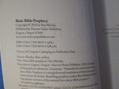 BASIC BIBLE PROPHECY by Ron Rhodes 2021 PB in VGUC rj