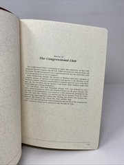 The Congressional Club Cook Book 1993 Red Faux Leather Cookbook