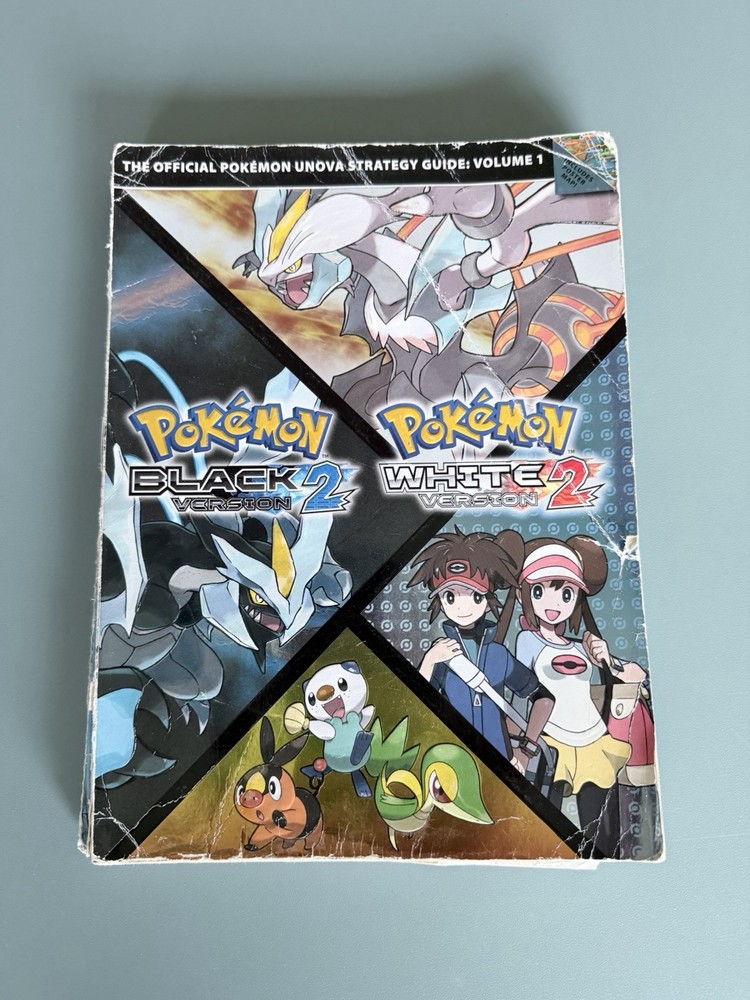 Pokemon Black & White 2 Version – Official Strategy Guide Unova Vol 1 Damaged
