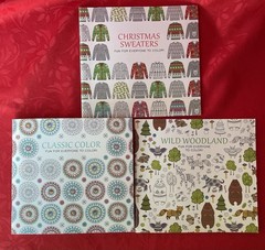 Adult Coloring Books “Fun For Everyone To Color” Set of 6 Multiple Themes
