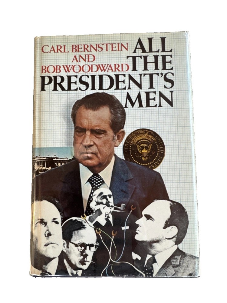 RARE All The President’s Men Signed By Bernstein, Woodward, and Dean