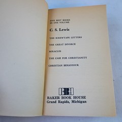 5 Books in 1: The Best of C.S. Lewis Paperback 1969 Baker Book House