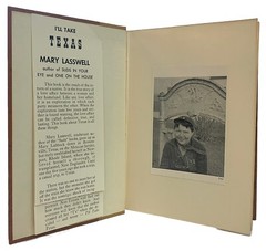 I’LL TAKE TEXAS by Mary Lasswell 1958 Culture Travel 376 Pages No Dust Jacket
