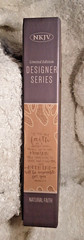 NKJV Bible Large Print Personal Reference Designer Series Natural Faith NIB
