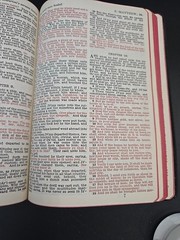 Holy Bible Red Letter Self-Pronouncing KJV National Bible Press 1963 Crystalette