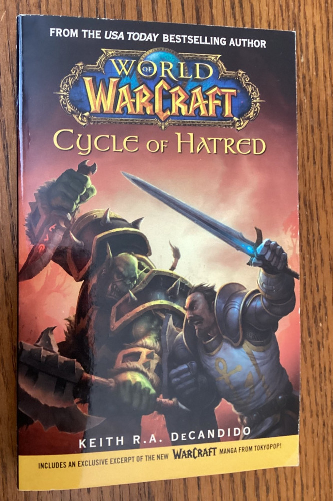 World of WarCraft Cycle of Hatred Pocket Stars Paperback Book by DeCandido