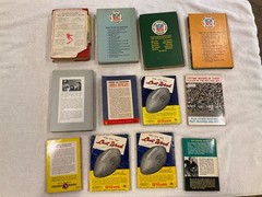 Vintage Football Books & Record Guides Lot – 11 Mid-Century Titles (1930s-1960s)