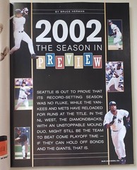 2002 MLB Official Guide To The 2002 Baseball Season Program 240 Pages MINT/NEW