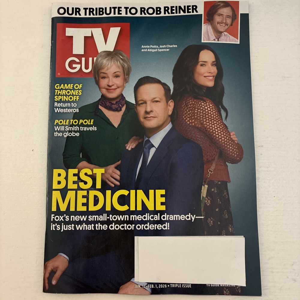 TV Guide Magazine Jan January 12 Feb 1 2026 ROB REINER Tribute The Traitors NEW