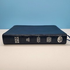 Kenneth Copeland Bible 1991 Genuine Leather Navy Blue Reference Concordance KJV