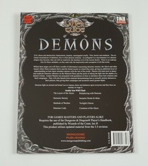 the Slayer’s Guide to Demons SC – Mongoose Publishing – D&D 3E D20 – MGP 0023