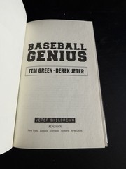 SIGNED 1st/4th Baseball Genius by Derek Jeter & Tim Green HC DJ 2017 MLB Yankees