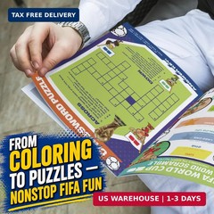 2 pk Wagon International Official 2026 FIFA World Cup Coloring & Activity Book