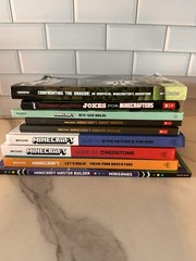 Lot Of 9 Minecraft Books Mixed