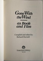 Gone With The Wind As A Book and Film – 1987 First Paperback Edition