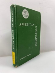 American Utopianism by Fogarty Ex-library 1972 HC