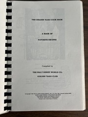 Walt Disney World Golden 'Ears Club Cook book Cookbook Favorite Recipes RARE