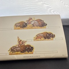 Matthew Kalmenoff Plains Indians Diorama to Cut & Assemble PB Illustrated 1975